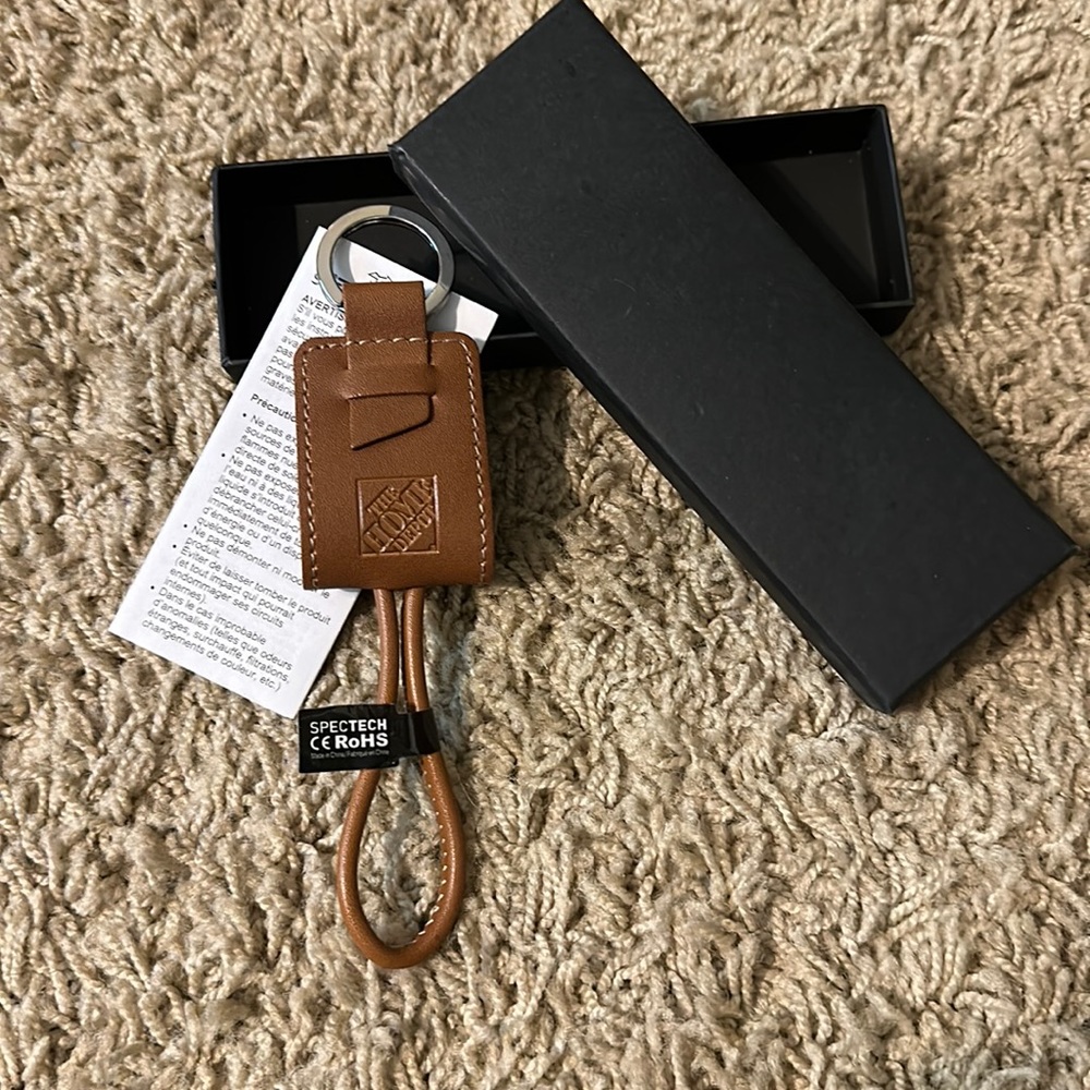 NWT Keychain iPhone charger